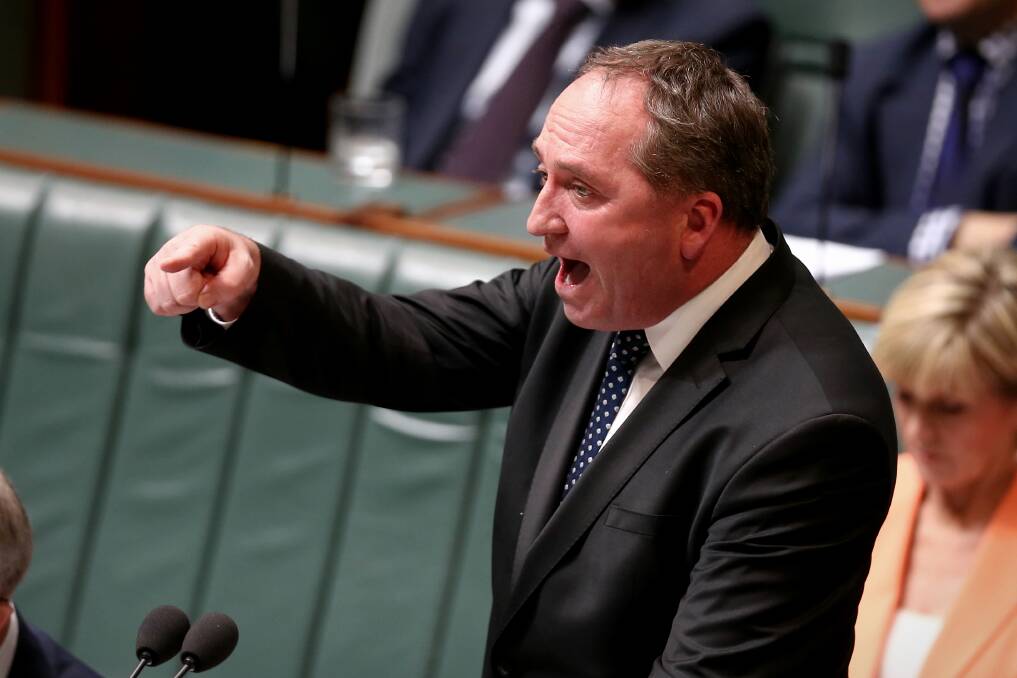 OPPORTUNITY: Barnaby Joyce say he will use the inquiry to turn the tables on Labor.