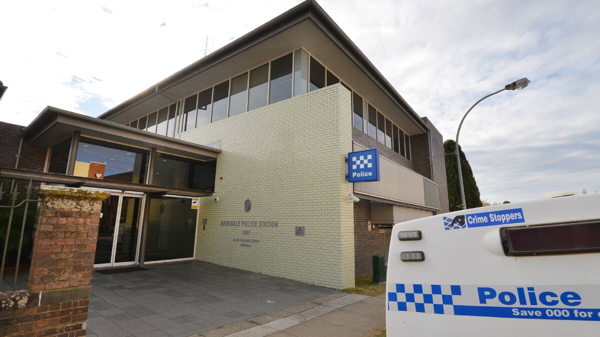 Investigation underway: A 44-year-old man is in custody at Armidale Police Station.