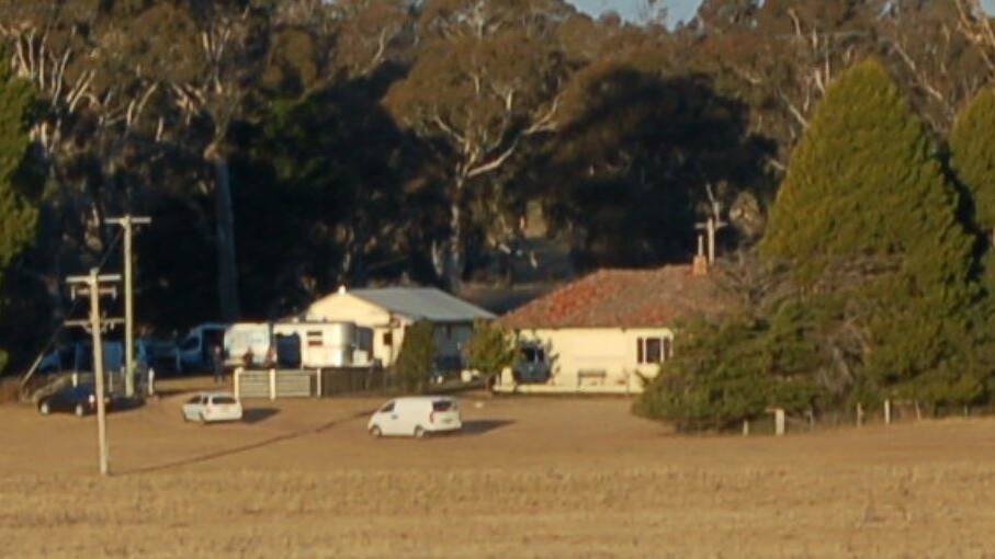 Crime scene: Oxley police at the home off the Thunderbolts Way near Walcha. Photo: Vanessa Arundale