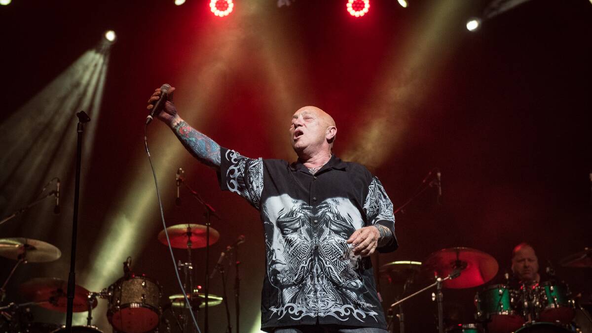 PLAYING WITH THE BAND: Angry Anderson was part of a generation of Australian musicians, whose music is celebrated in the Blood, Sweat and Beers concert.