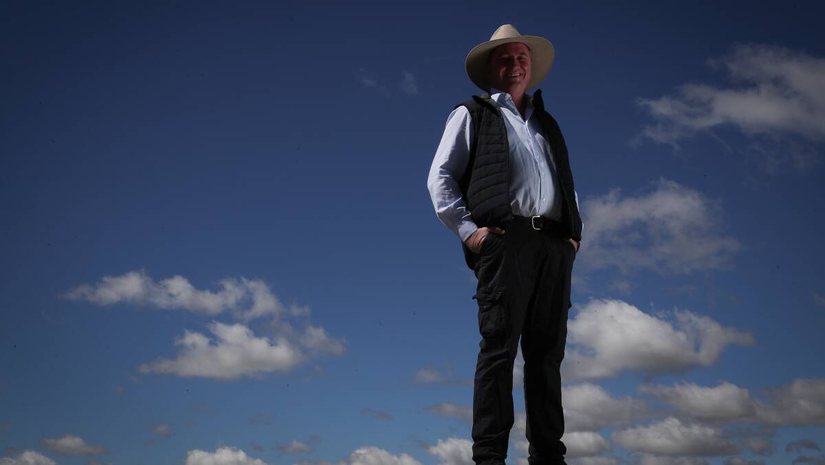 Barnaby Joyce in Armidale the day after the December 2 byelection.