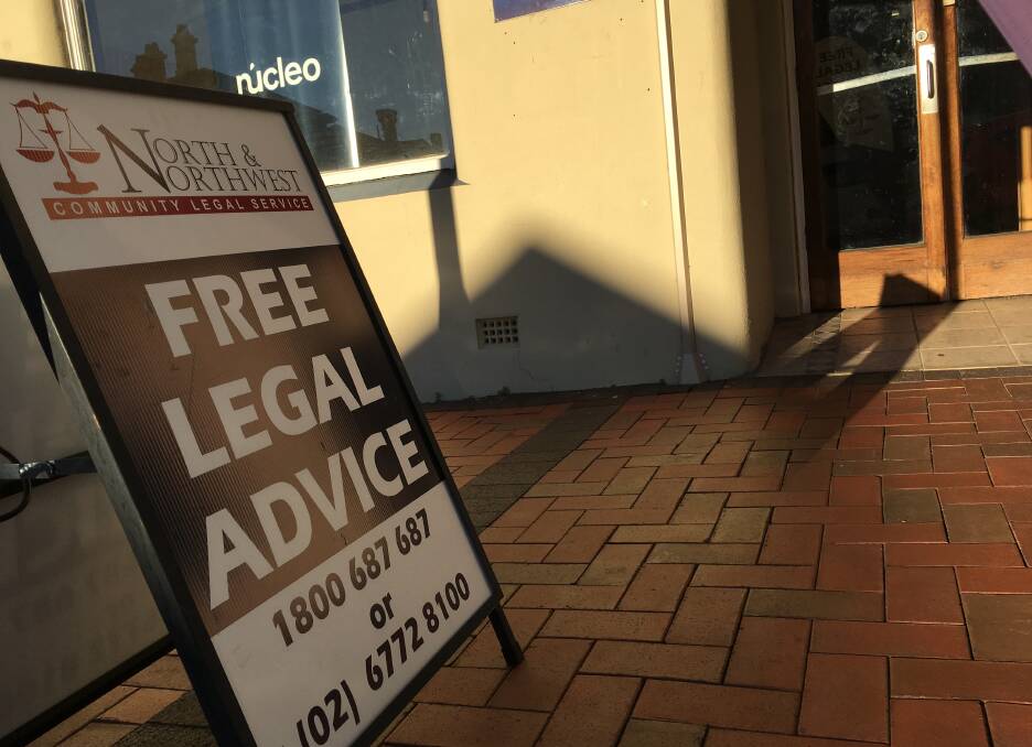 The North and North West Community Legal Service office in Armidale.