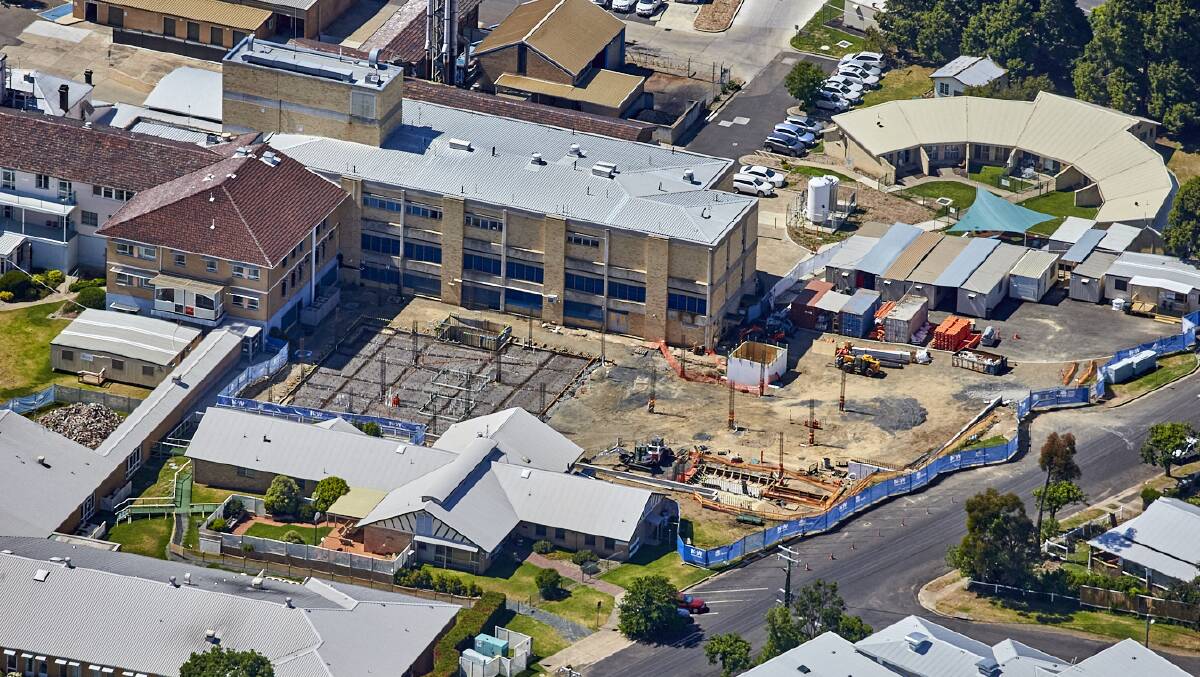 Work continues on the Armidale District Hospital redevelopment.