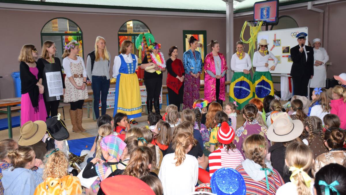 Various cultures and nationalities were represented at the open afternoon at PLC Armidale.