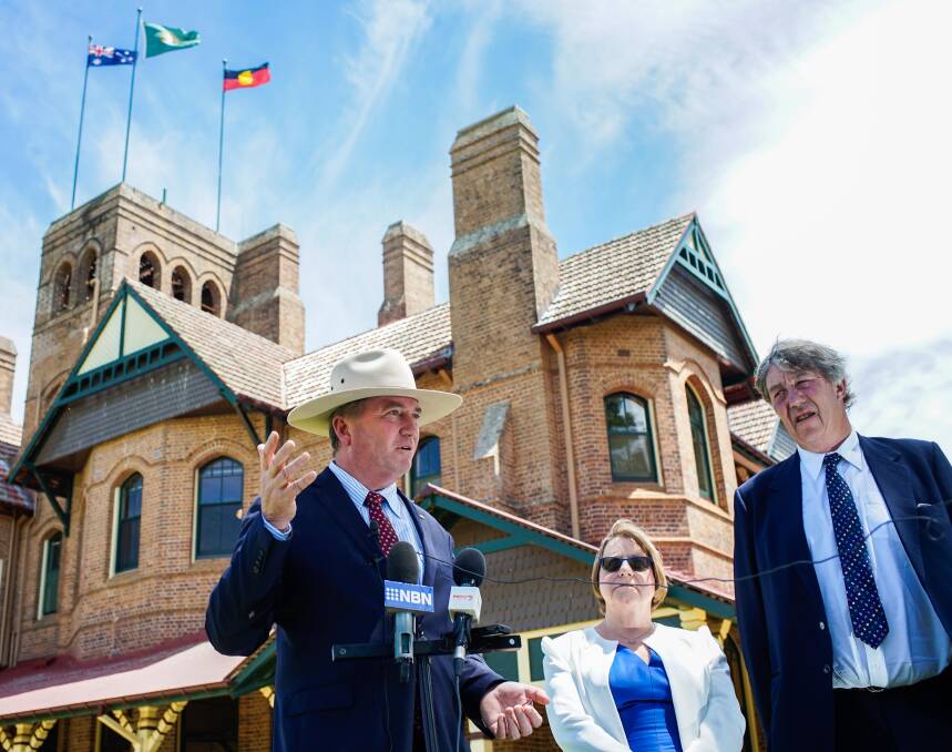 PLANNING STAGE: All staff are expected to be in Armidale by mid-2019, after Barnaby Joyce confirmed the move would go ahead. 