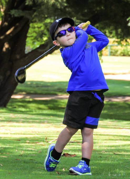 NAME TO WATCH: Armidale five-year-old Isaac Riches has emerged as one of Australia's most exciting golf prospects.