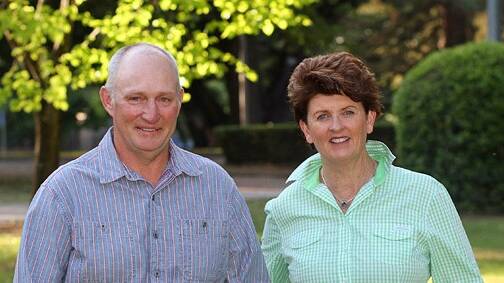 AN EGG-CELLENT MARKET: Derek and Fiona Smith are taking their free-range egg business to the next level.