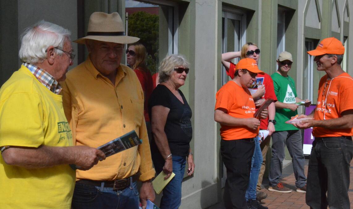 COUNTDOWN IS ON: More than 2000 people have already cast their vote in Armidale in the lead up to the December 2 New England federal byelection. Photo: Rachel Baxter.