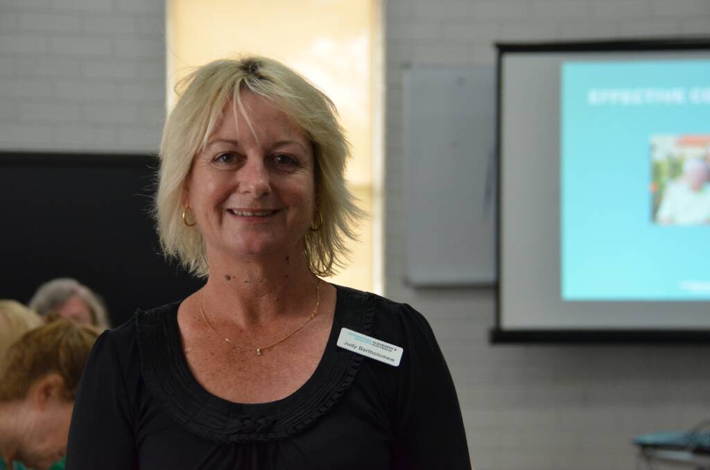 WORKING TOGETHER: Alzheimer's Australia workshop coordinator Judy Bartholomew ran the event in Armidale last Thursday.