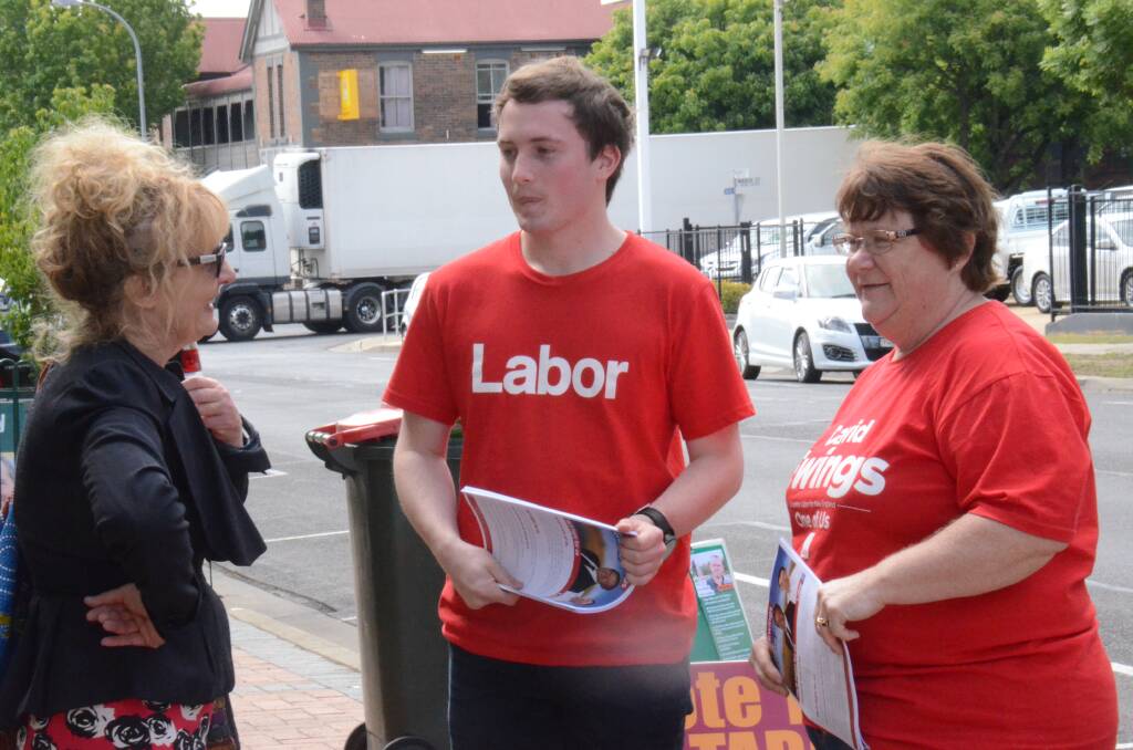 At pre-polling in Armidale on Tuesday.