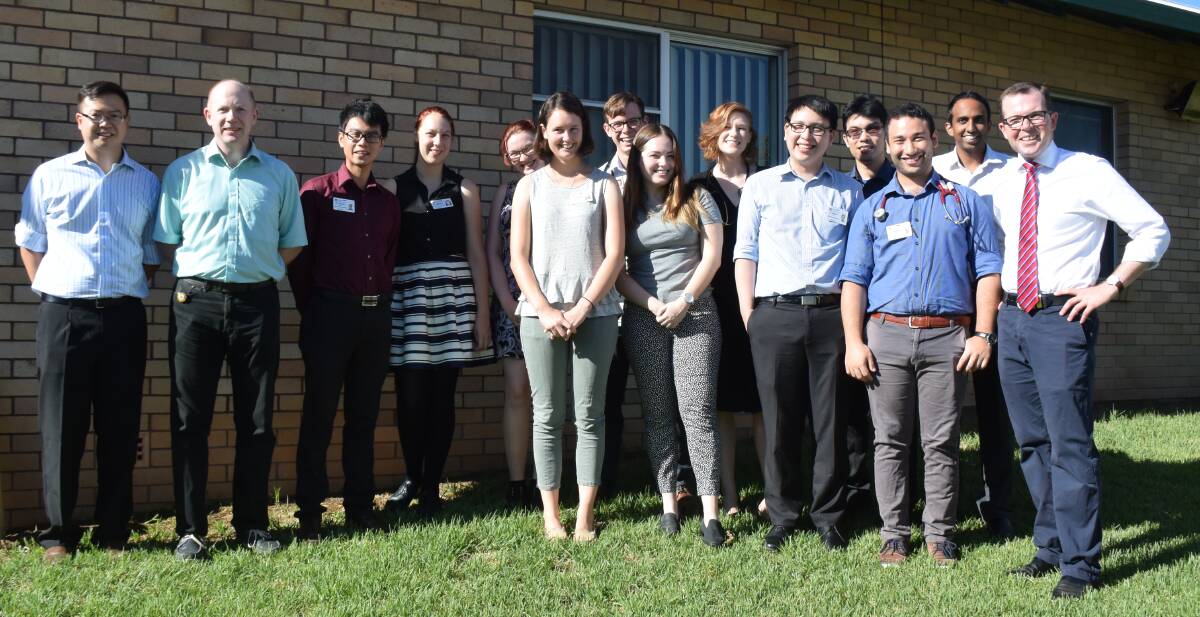 Northern Tablelands MP Adam Marshall met with the new doctors on Monday.