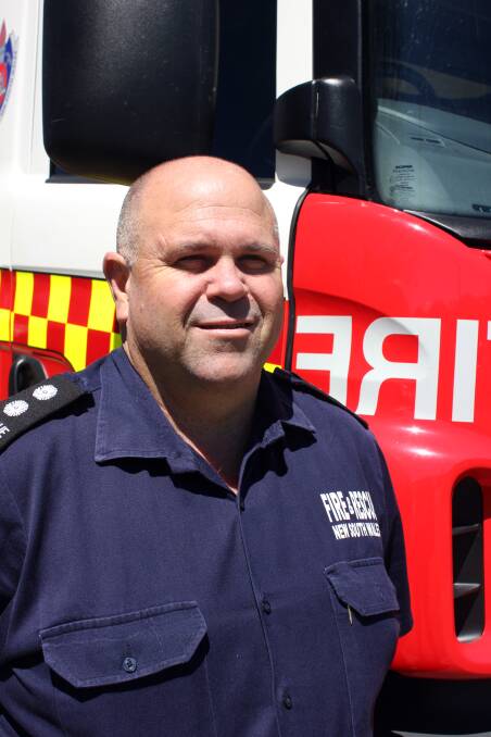 Station Commander Steve McWhirter of Armidale Fire and Rescue NSW. 