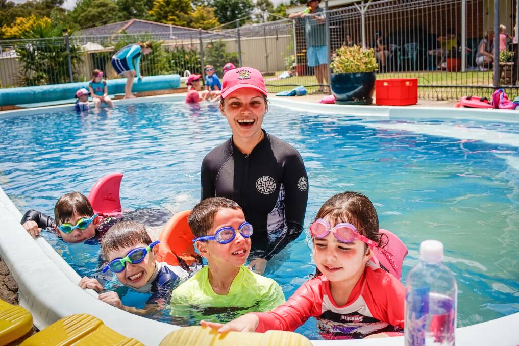 ANOTHER SETBACK: Squirts Swim School has been forced to teach in their backyard pool after the hydrotherapy pool closed earlier this year.