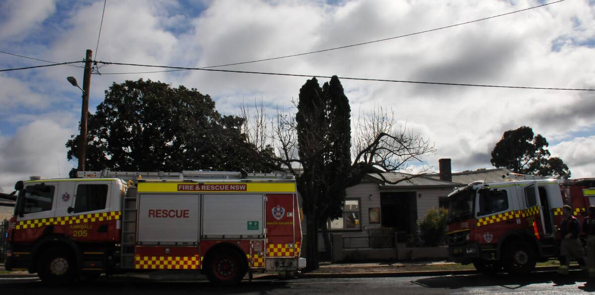 Emergency crews were called to the Armidale Club at 5:30am.