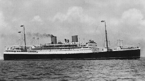 The RMS Rangitata which brought the Casino Boys to Australia.