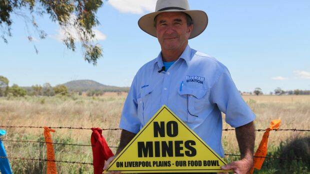 Andrew Pursehouse, from Breeza Station, is pleading with the Premier to protect the Liverpool Plains.