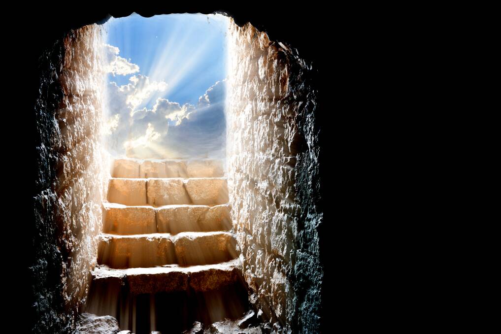Into the light: Christ's death and resurrection together offer hope for us all.