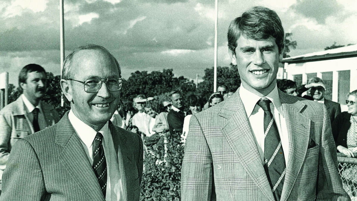 Jim Graham with Prince Edward.