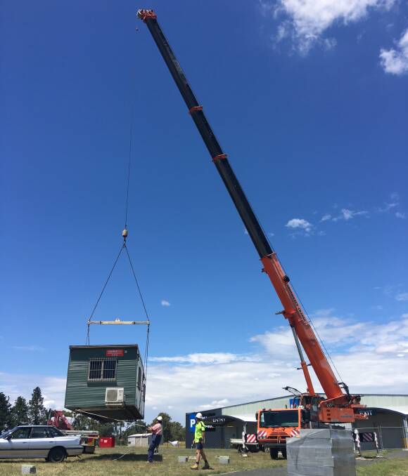 TAKING OFF: The Armidale Regional Airport terminal extension started on Wednesday and is the first step in more than $16 million worth of upgrades expected this year at the region's aviation hub.