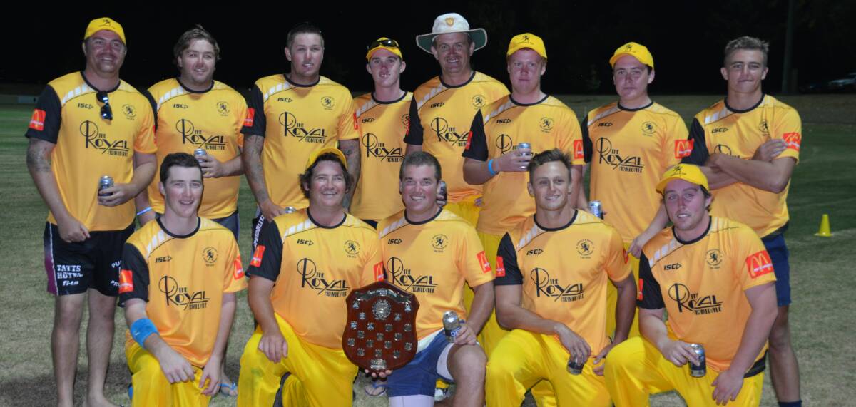 BIG BASH: The Royal Hotel's side won last year's Armidale District Cricket Twenty20 competition. 