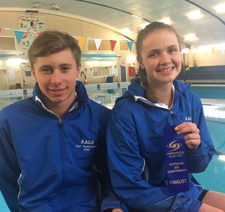 TOP EFFORT: Mitch Hayden and Lucy Fenwicke competed at nationals. 