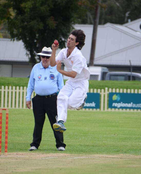 Max Laurie picked up five wickets against Guyra in the opening round. 