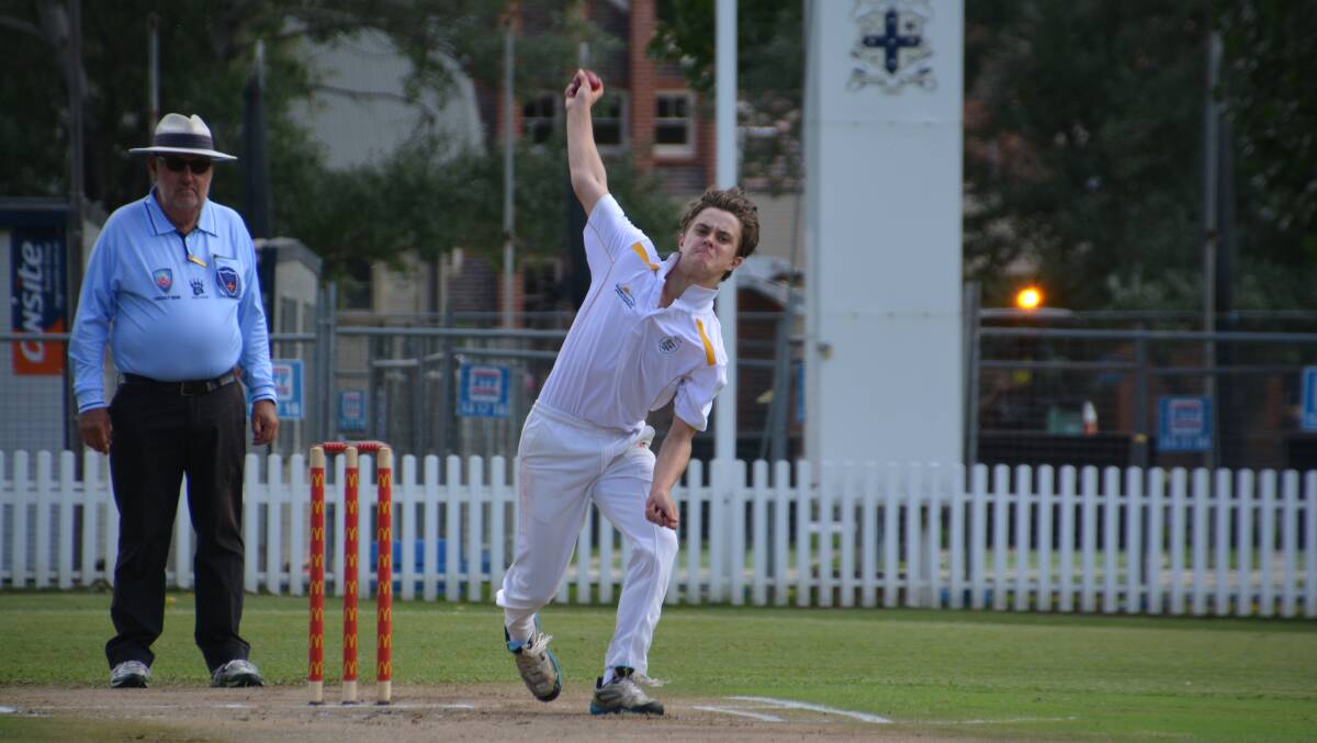 SMASH: Cotter Litchfield picked up five wickets in Armidale's flogging of Inverell. 