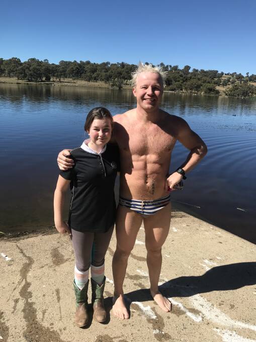 GOOD CAUSE: Long distance swimmer Tom Pembroke will attempt to double cross the English Channel to raise money for Sara Lynch. 