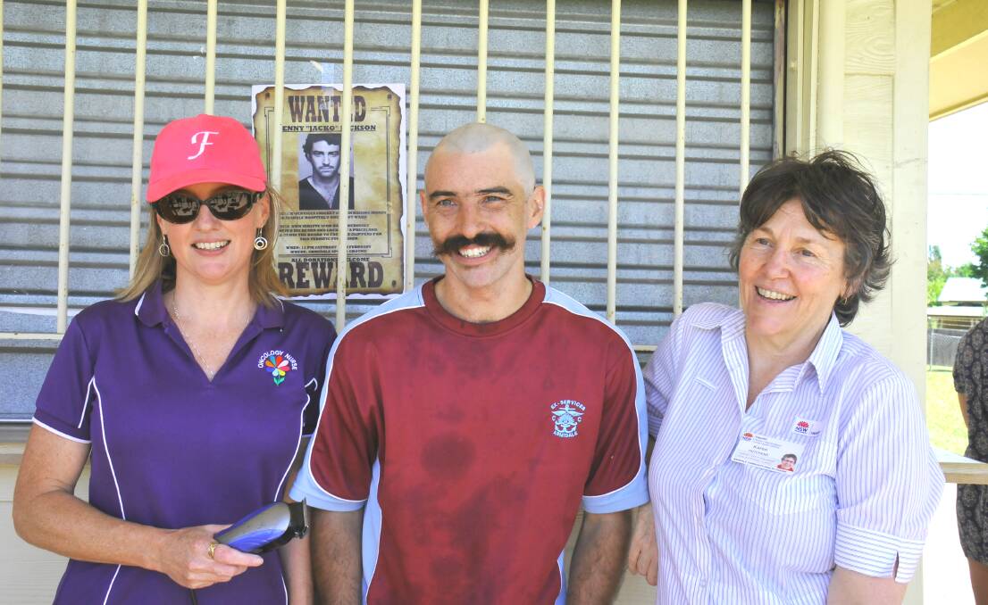MAKEOVER: Servies cricketer Ben Jackson sporting his new look courtesy of Sonja Hickey and Karen Hutchens. 