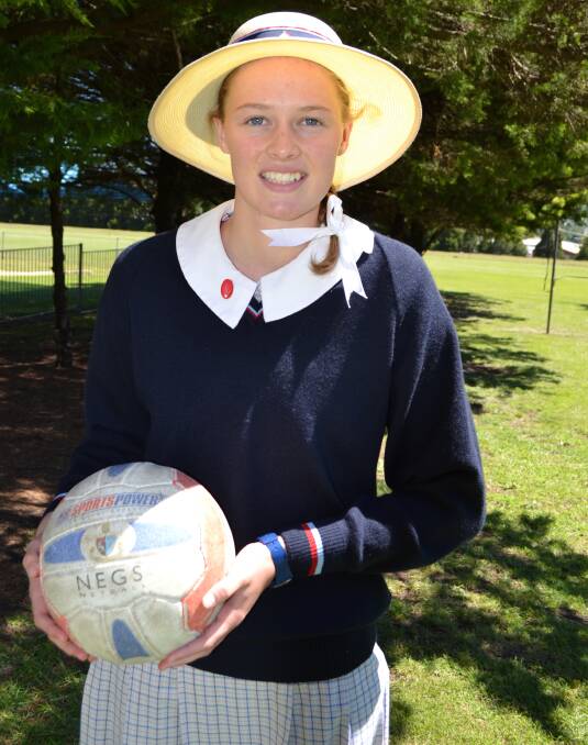 UP-AND-COMER: Charlotte Raleigh was selected to play for the NSW under 19s at nationals in Canberra in April.  