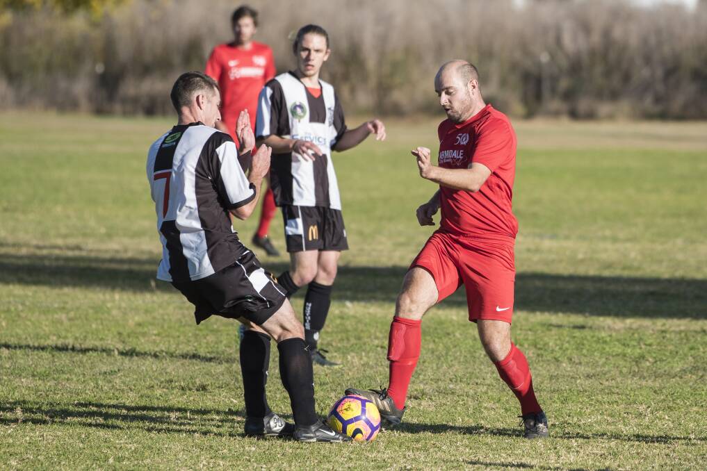 CONTEST: Peter Ince goes head-to-head with a North Companions player on Saturday. 