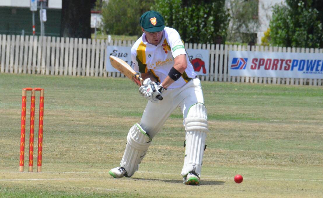 CAPTAIN'S KNOCK: Matt Schaefer played a key role in his team's win over City on the weekend. 