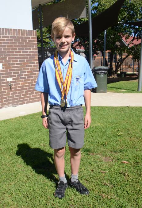 PRODIGY: Miller Harwood is off to the NSW Primary School Sports Association swimming championships for three events after a successful Polding Carnival in Sydney on March 22 where he won two gold medals.