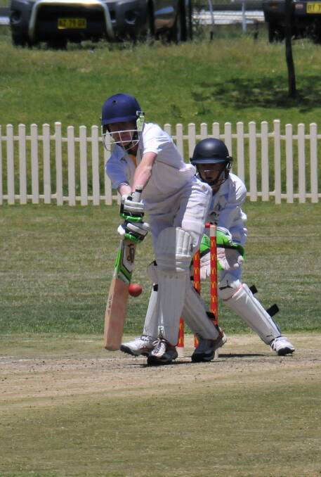 STRONG POINT: Henry Smith was the top run scorer with 29 for Armidale's under 16s against Moree-Narrabri. He came in after both openers fell for a duck. 
