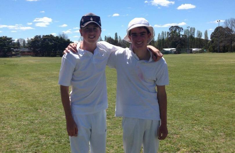 BJ Cameron and Nick Page starred with the bat for Guyra against TAS. Cameron scored 87 not out while Page hit the century mark with 103 not out. 
