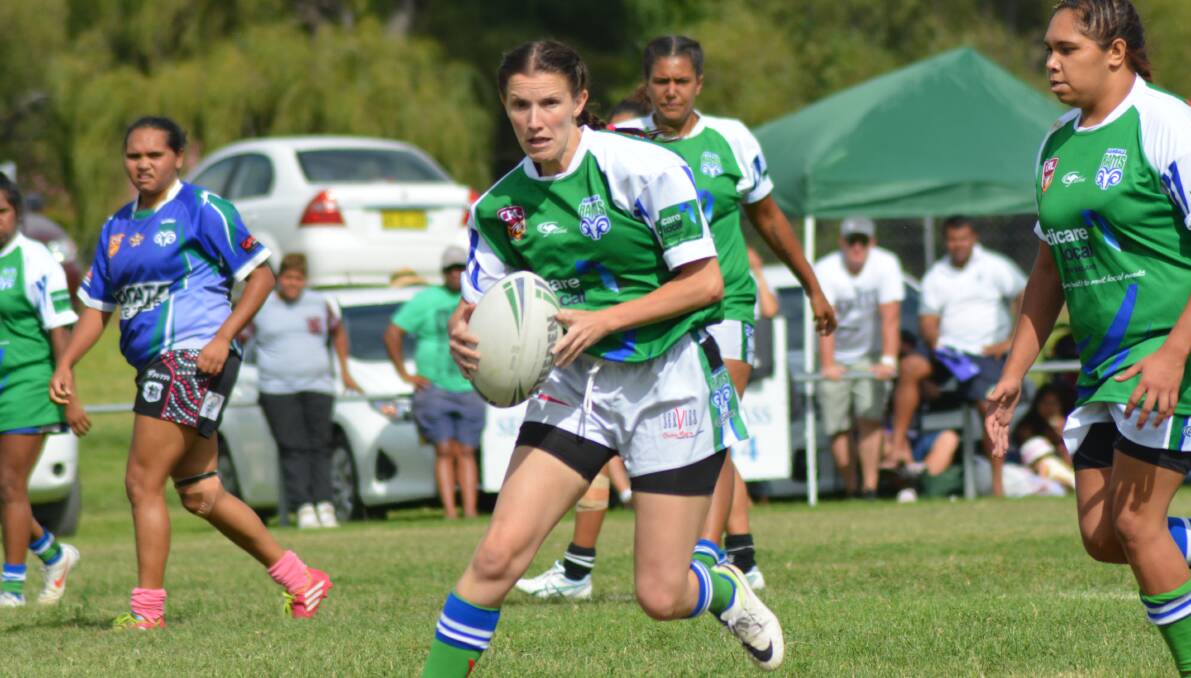 GET THE BALL ROLLING: Kate McCulloch pushed to have a women's rugby league competition in the area and now a 9s competition will kick off. 
