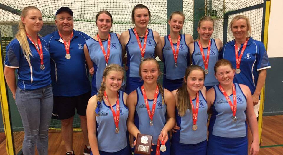 TEAM EFFORT: Hockey New England's under 15's women's team won the silver medal at the indoor state championships on the Central Coast. The competition was held from November 14-17. 