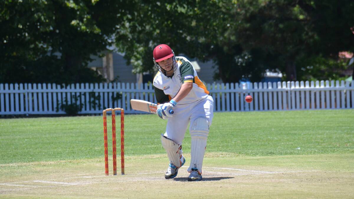 POWERHITTER: Ben Murphy raced to 88 runs off 77 balls against Penrith. He also took two catches and one wicket in a man-of-the-match performance. 