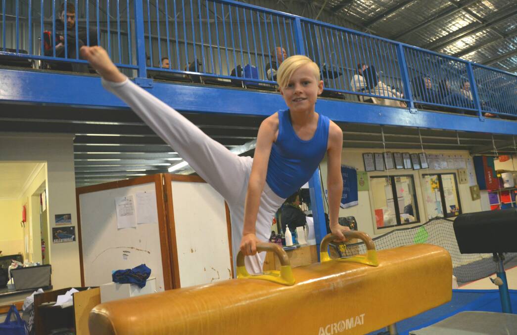 STATE SUCCESS: Armidale's Caleb Bender was the level two runner up at the junior state gymnastics championships held in Rooty Hill on October 22 and 23. 