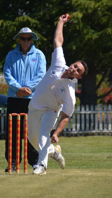 STRONG START: Mitch Moore picked up two wickets and 58 runs in Hillgrove's win over Easts at Lambert Park on Saturday. Hillgrove chased down Easts' total of 171 to win. 