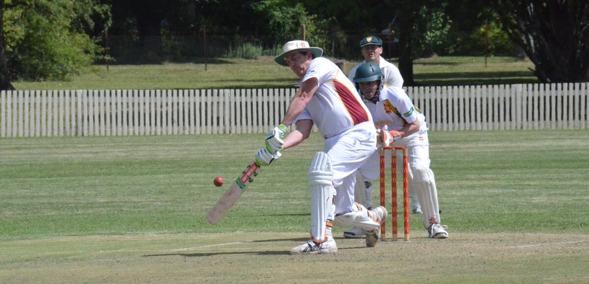 WINNING FORM: City's Simon Stubbs batting against Hillgrove last Saturday. His side play the in-form Ex-Services at the Sportsground in round six. 