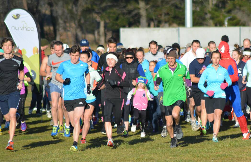 ON THE RUN: Armidale Parkrun will have pacesetters on the course this Saturday to help runners of all ages reach their time goals. 