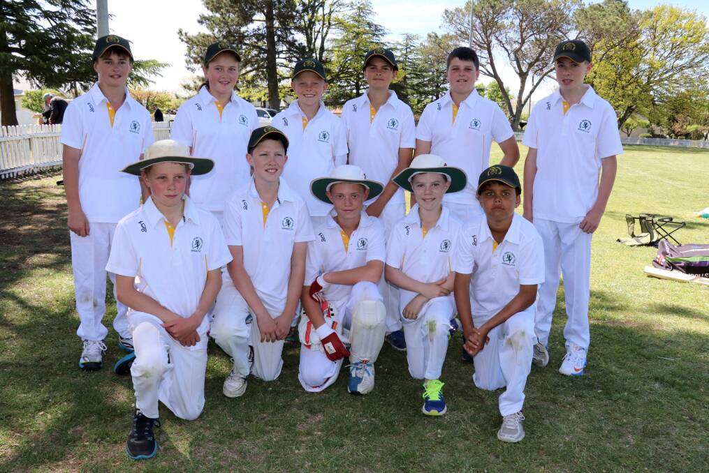 Armidale's under 13 representative cricket team. 