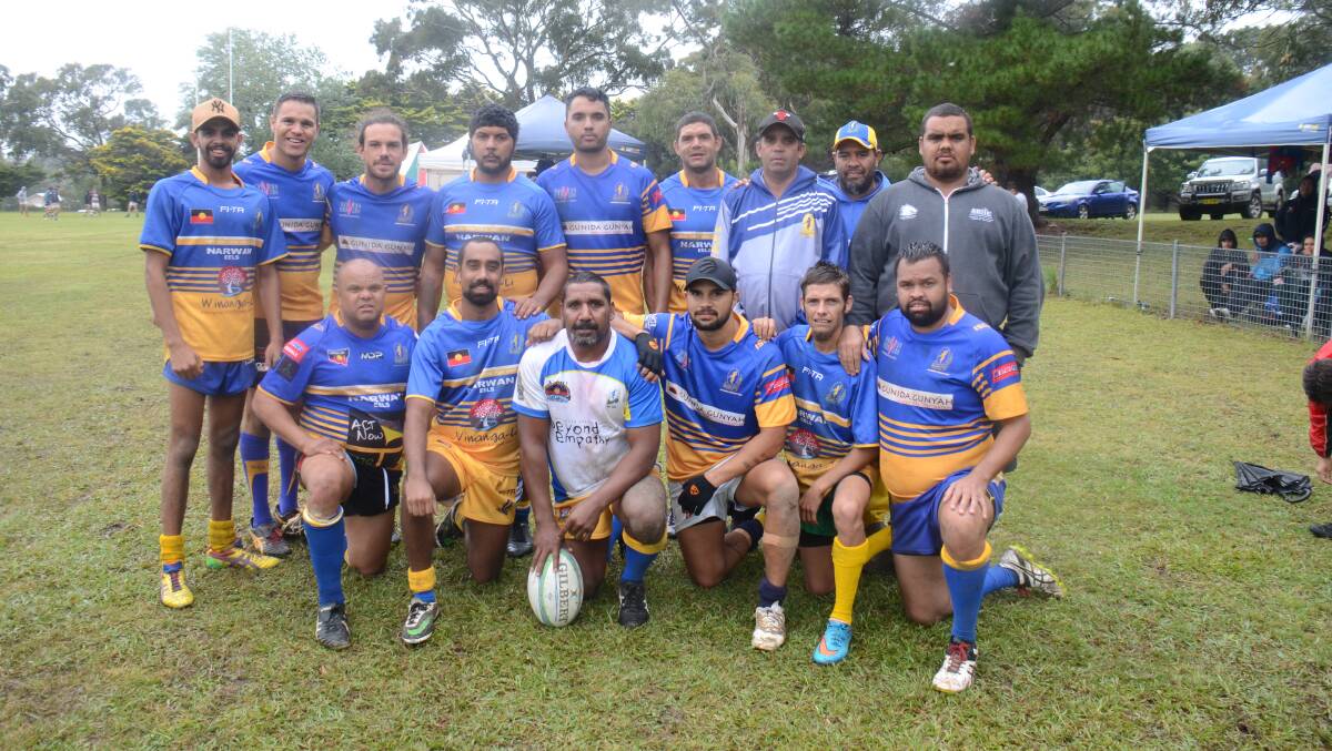 READY TO ROLL: Narwan Eels had their first hit out for the season when they competed in a rugby sevens tournament earlier this month. 