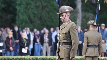 Strong crowd for dawn Anzac service in Armidale | photos