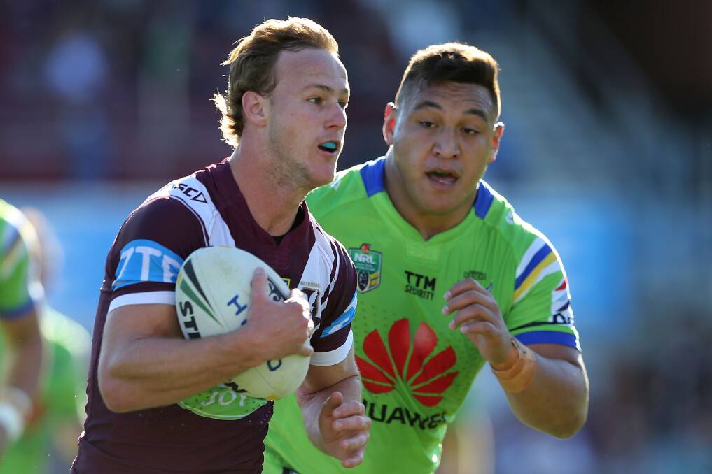 Highlights from the round 25 NRL match between the Manly Sea Eagles and the Canberra Raiders at Brookvale Oval on August 27 in Sydney. Photo: Ashley Feder/Getty Images