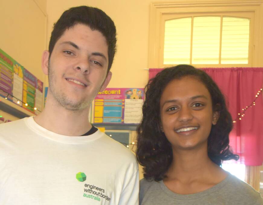 Laurence Boss and Suriya Shanmuga enjoyed teaching the students.