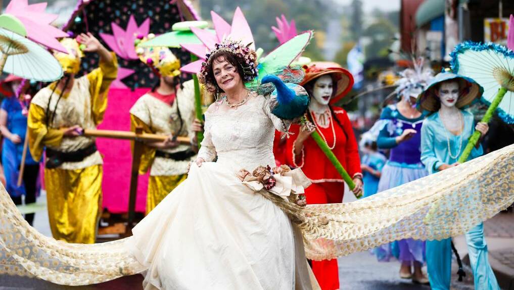 FANTASY LAND: The Fairy Lady is gearing up to grant wishes and take part in the Uralla Thunderbolt's Festival parade. Photo: Matt Bedford.
