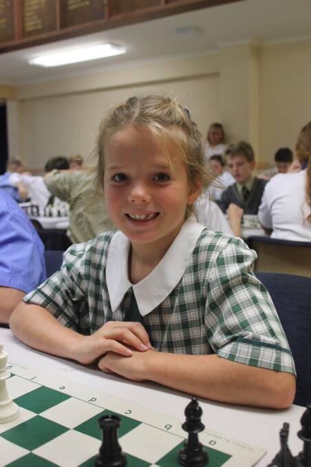 PROBLEM SOLVING: Calrossy Anglican School student Amber Wright. 