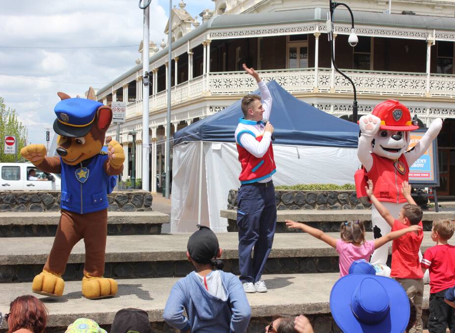 Paw Patrol were a huge success at their performance in the Beardy Street Mall. The show was part of an initiative by council to reinvigorate the mall.